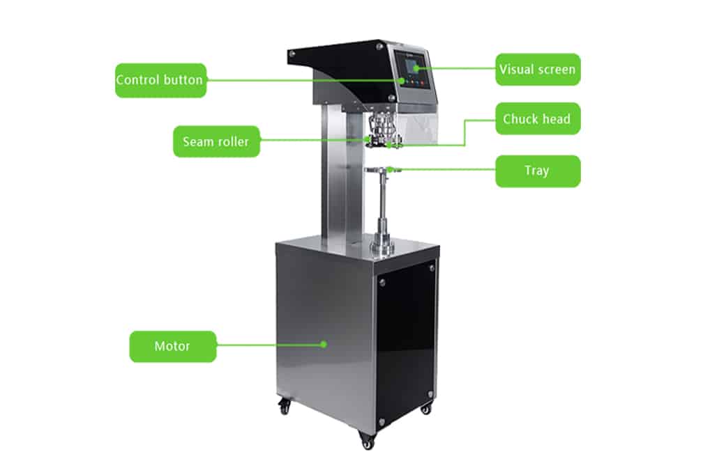 Structure of the Can Seamer Machine